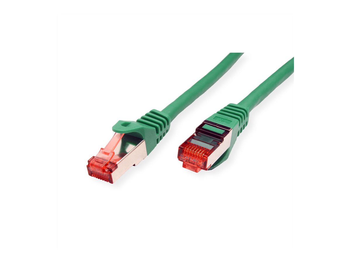 ROLINE Patchkabel Cat.6 S/FTP (PiMF), Component Level, LSOH, grün, 0,5 m
