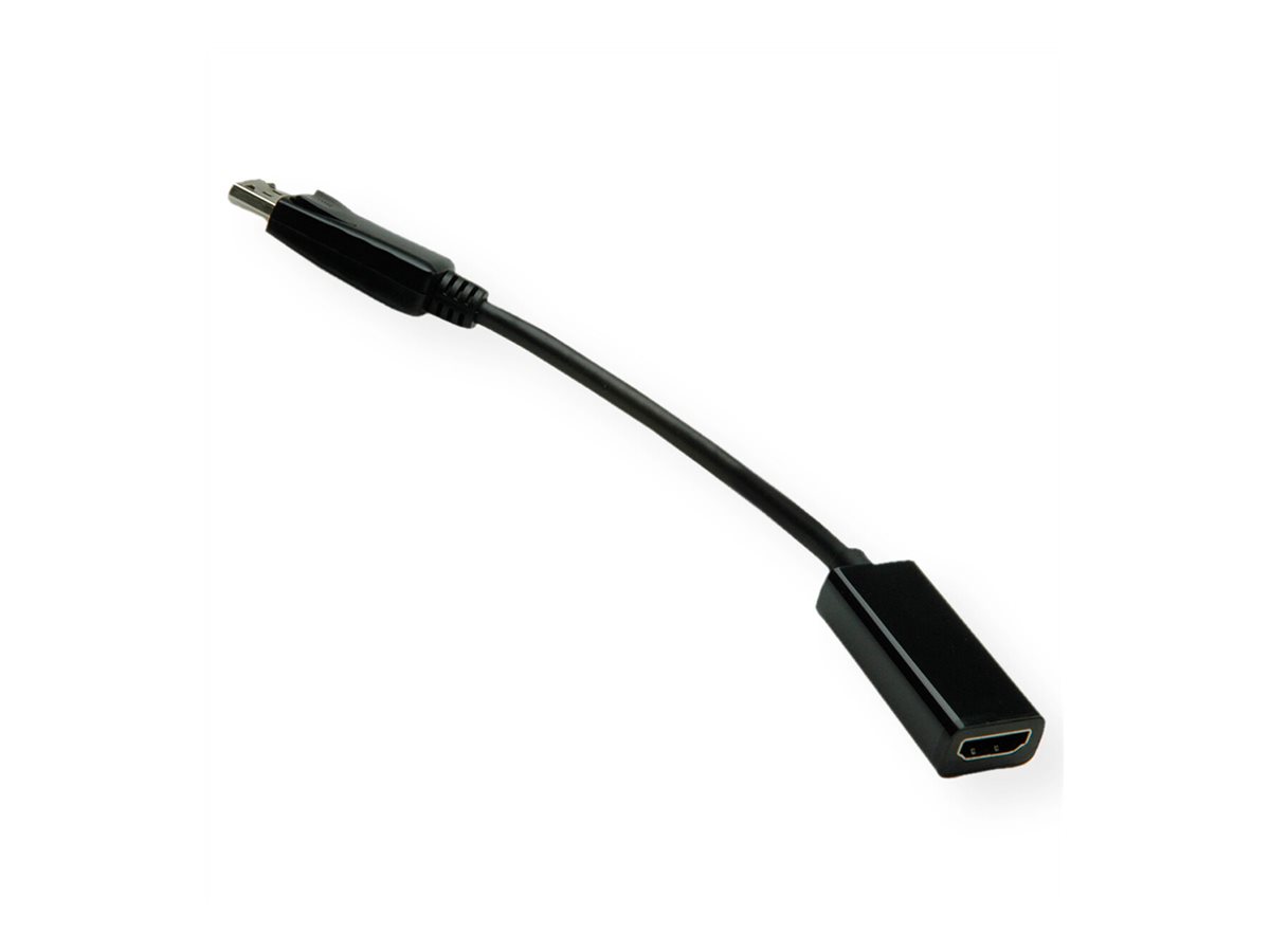 VALUE DisplayPort-HDMI Adapter, v1.2, DP Stecker-HDMI Buchse