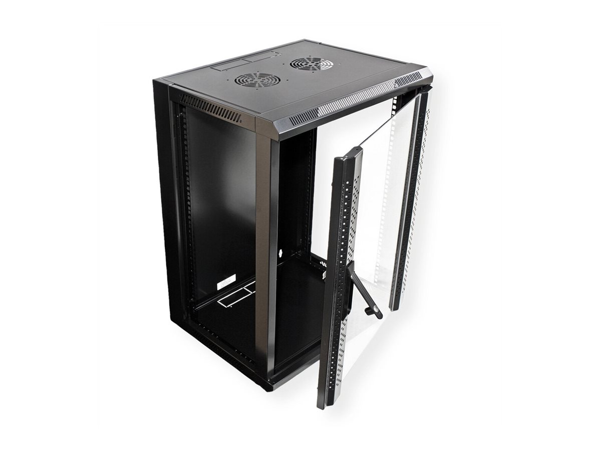 VALUE Wandgehäuse 15 HE (HxBxT) 768x570x450mm, Bausatz, schwarz