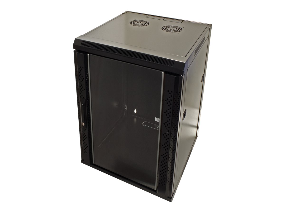 VALUE Wandgehäuse 18 HE (HxBxT) 901x570x450mm, Bausatz, schwarz