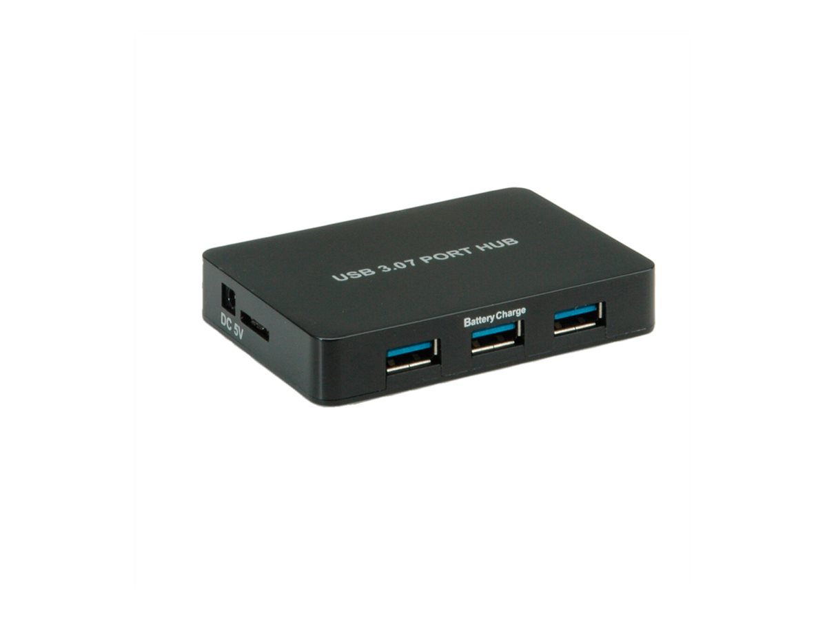 VALUE USB 3.2 Gen 1 Desktop Hub 7 Ports, mit Netzteil