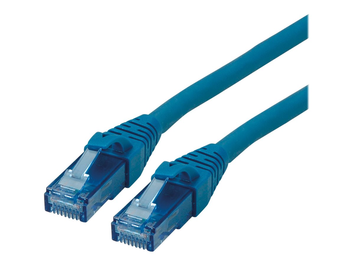 ROLINE Patchkabel Kat.6A UTP, Component Level, LSOH, blau, 10 m