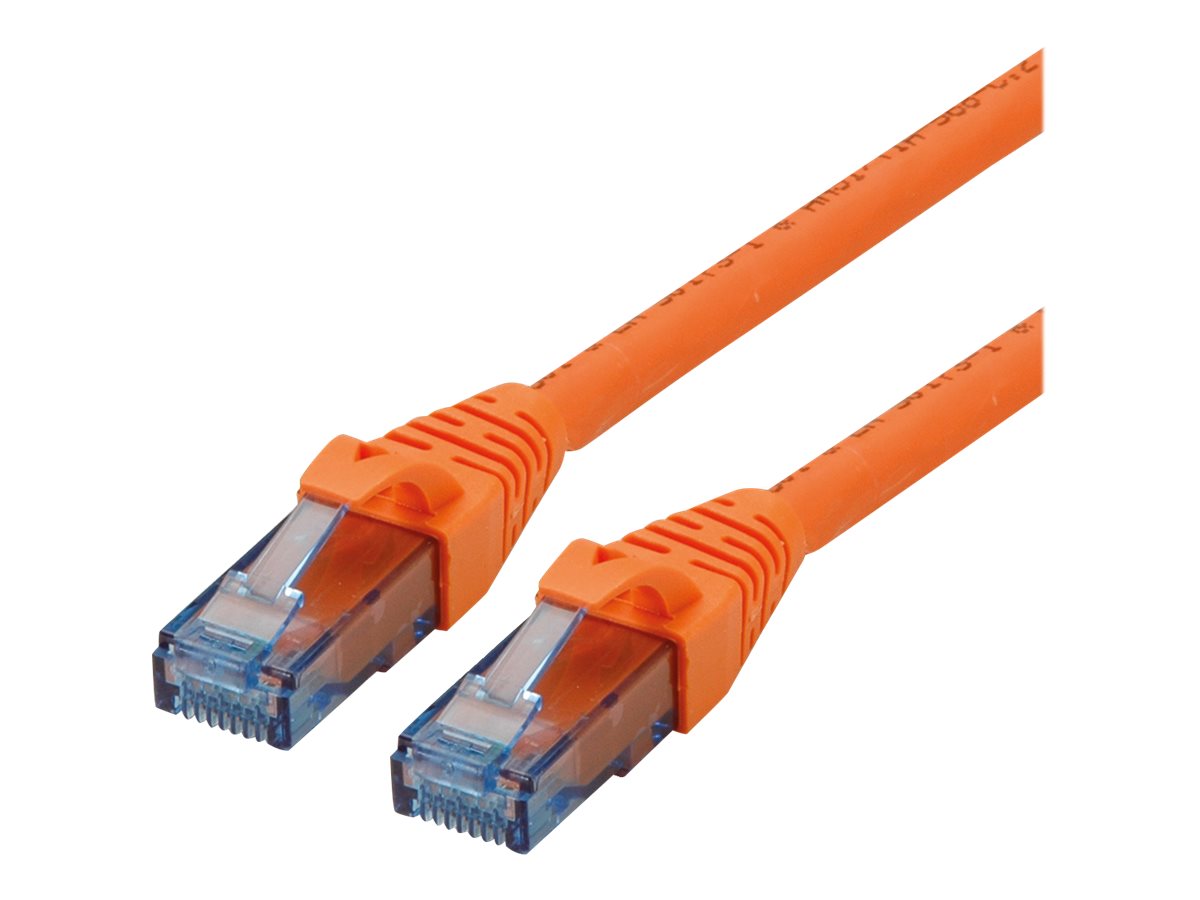 ROLINE Patchkabel Kat.6A UTP, Component Level, LSOH, orange, 7,5 m