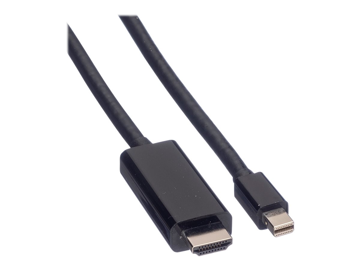 VALUE Mini DisplayPort Kabel, Mini DP-UHDTV, ST/ST, schwarz, 2 m