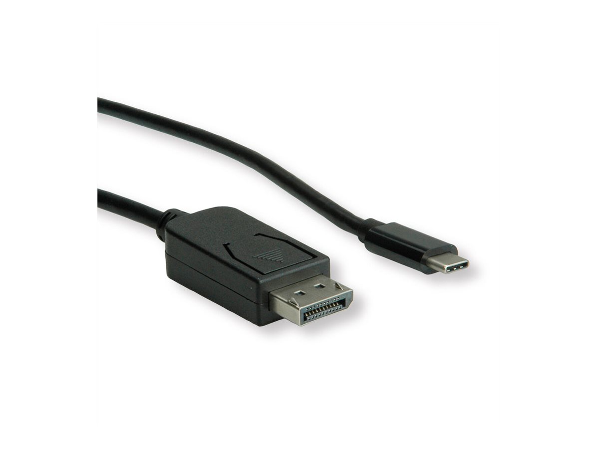 ROLINE USB Typ C - DisplayPort Adapterkabel, v1.2, ST/ST, 1 m