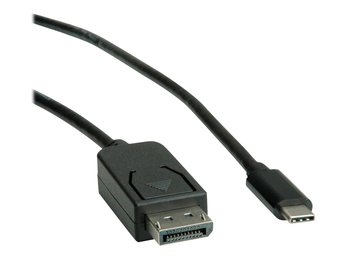 ROLINE USB Typ C - DisplayPort Adapterkabel, v1.2, ST/ST, 2 m
