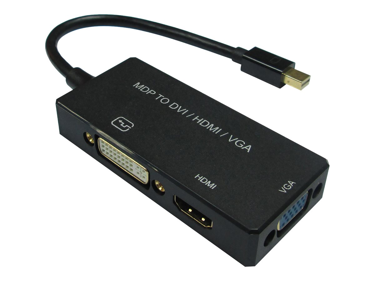 VALUE Adapterkabel Mini DisplayPort - VGA / DVI / HDMI, v1.2, Aktiv