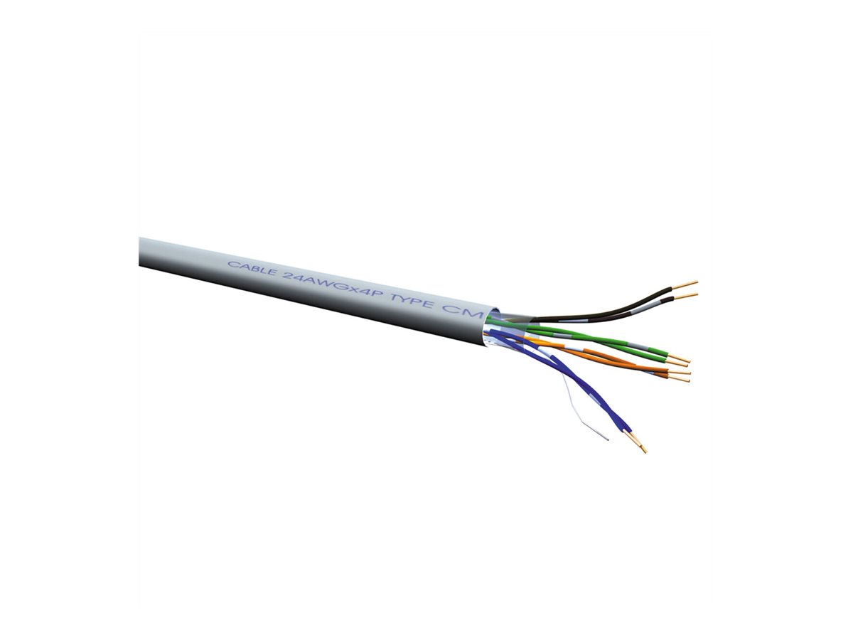 ROLINE UTP Kabel, Cat.6A (Class EA), Massivdraht, LSOH, 100m