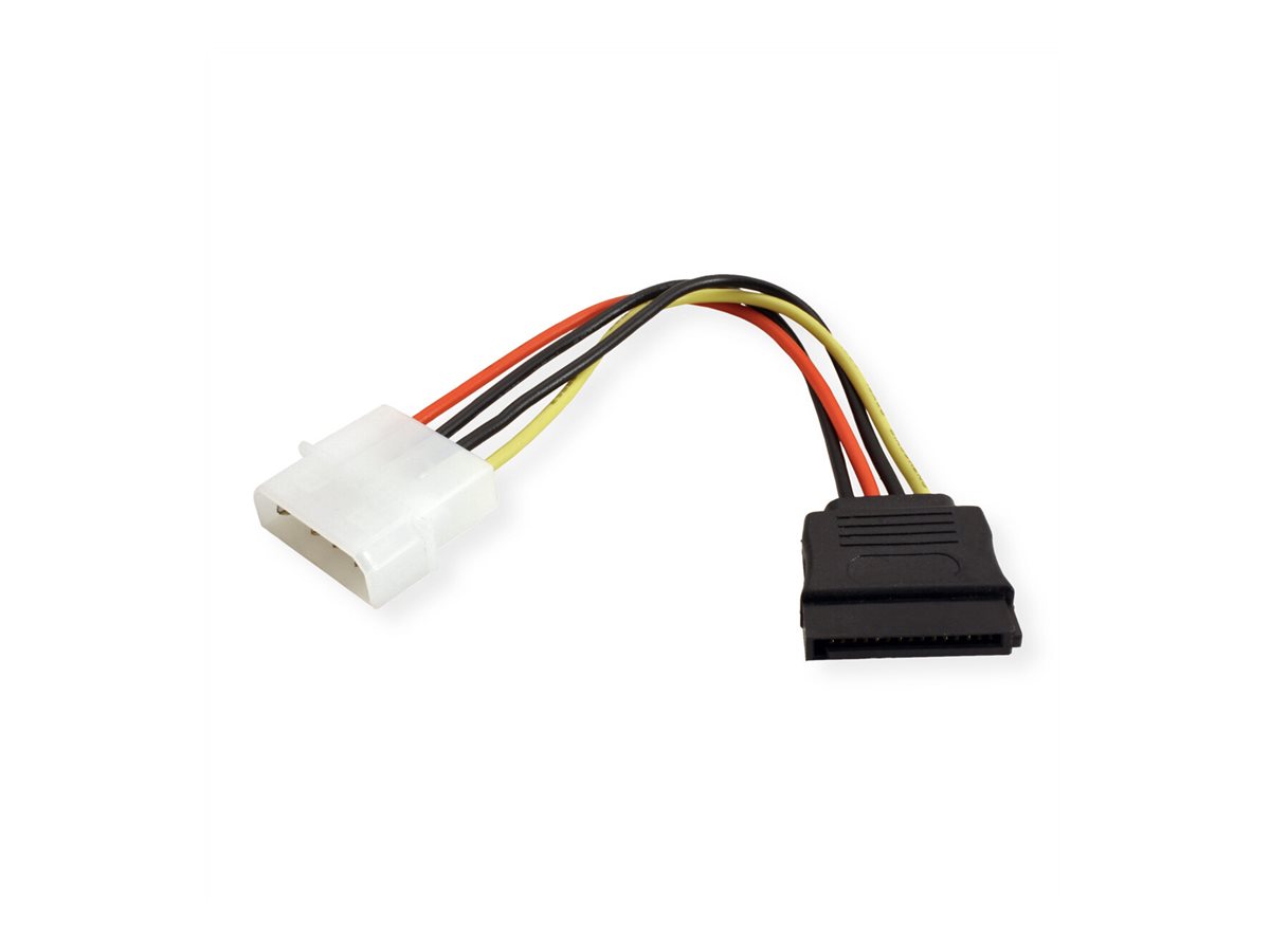 ROLINE Adapterkabel 4 pol. HDD / SATA, 0,15 m