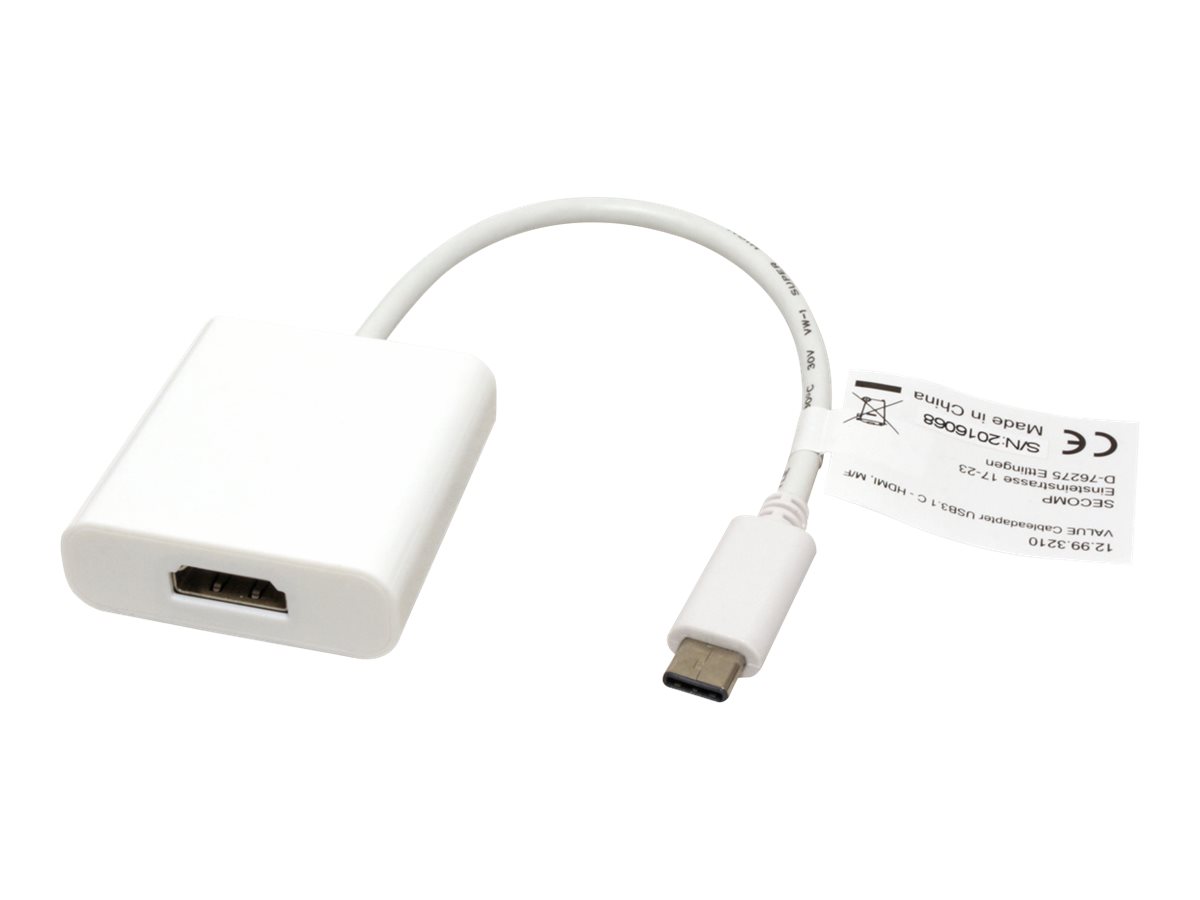 VALUE Display Adapter USB Typ C - HDMI 4K