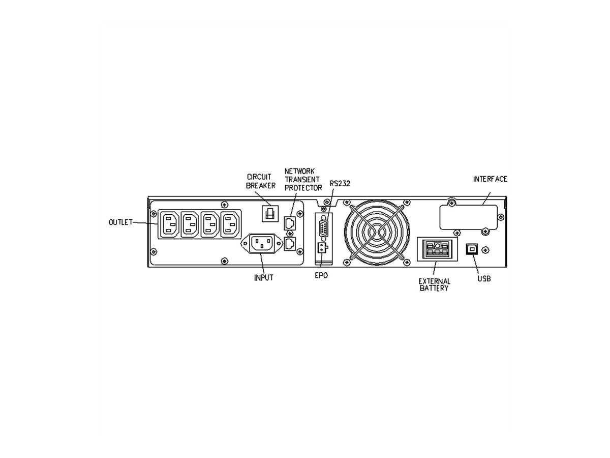 ROLINE ProSecure II 700 RM2HE - Online USV, 19-Zoll Rackversion