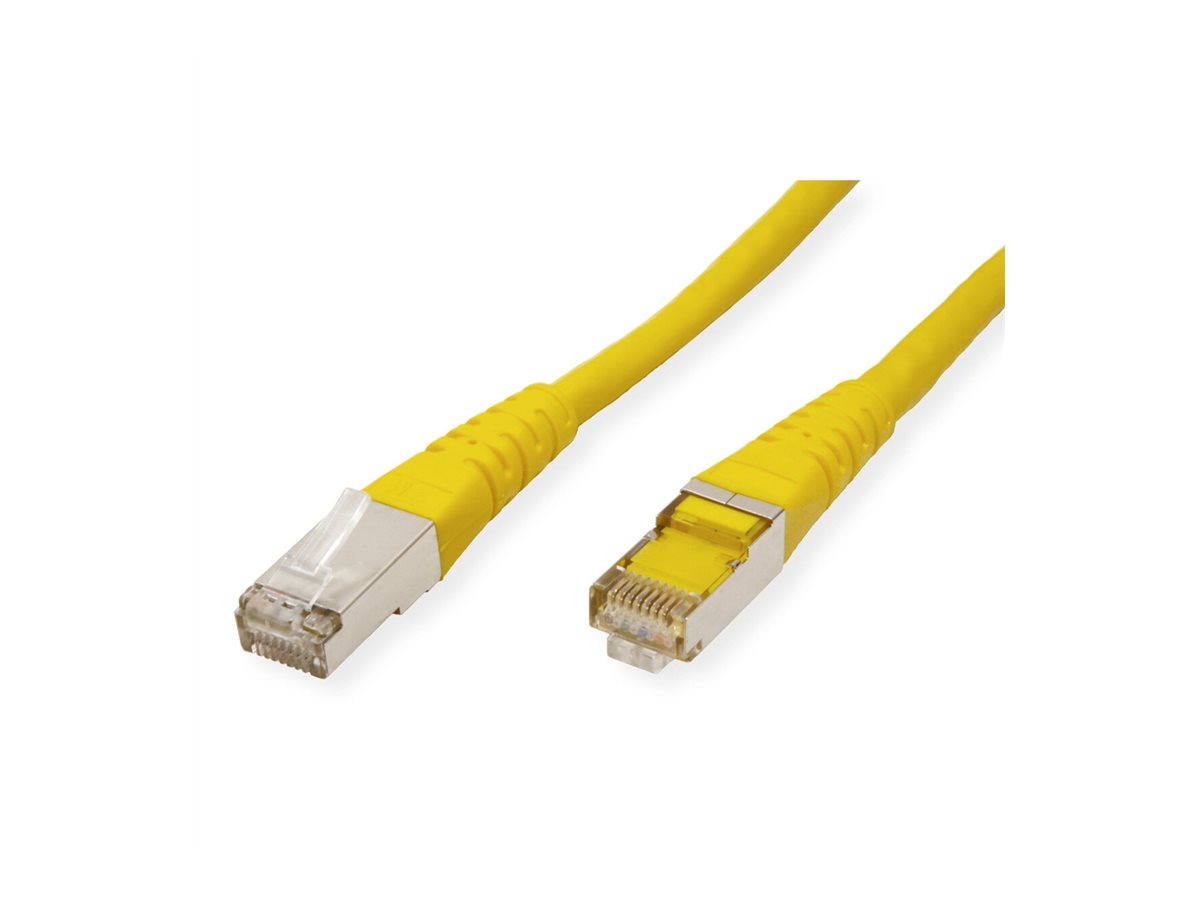 ROLINE Patchkabel Cat.6 (Class E) S/FTP (PiMF), gelb, 2 m
