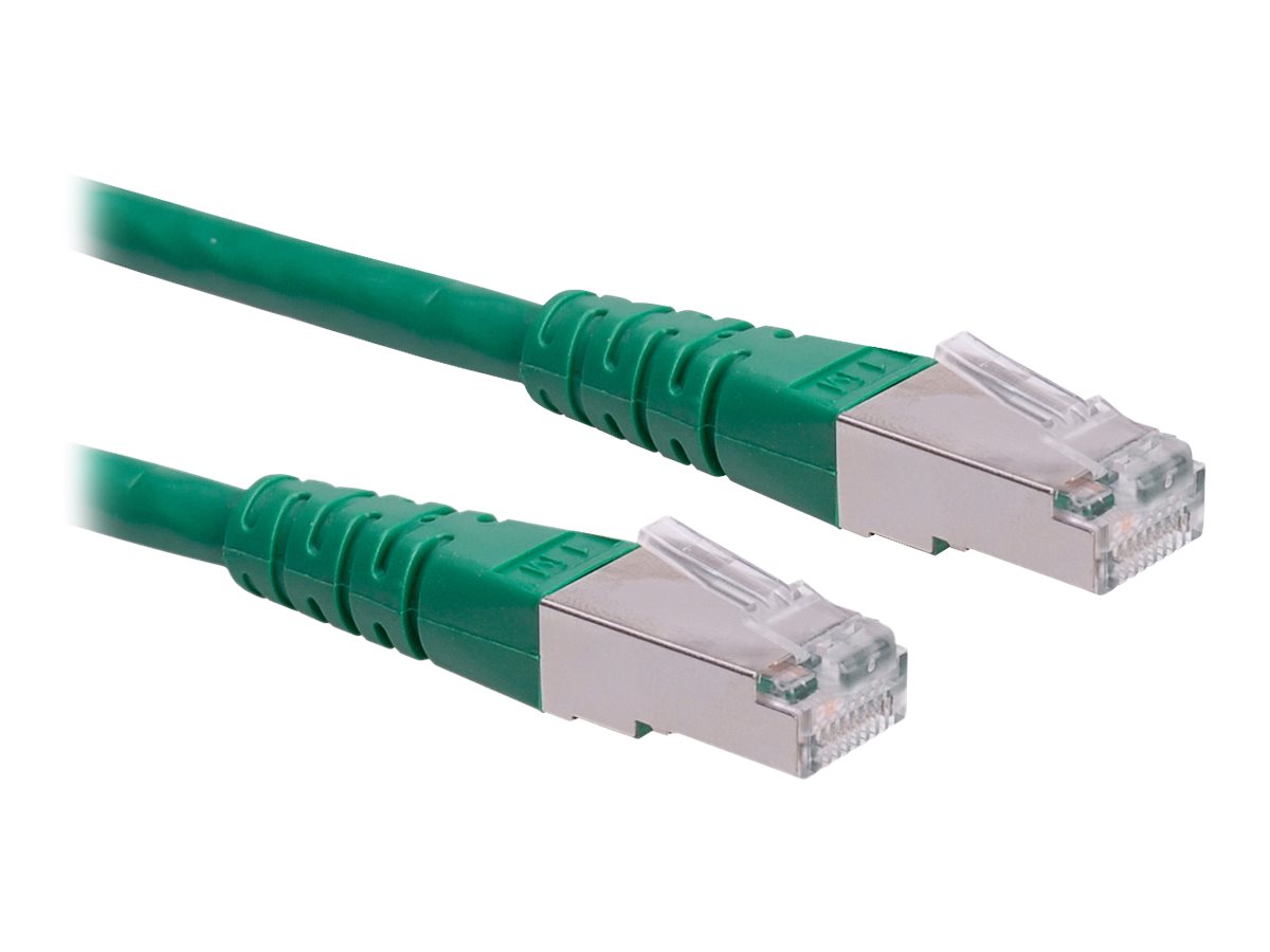 ROLINE Patchkabel Cat.6 (Class E) S/FTP (PiMF), grün, 2 m