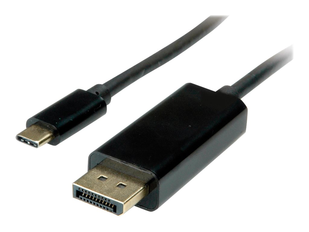 VALUE USB Typ C - DisplayPort Adapterkabel, v1.2, ST/ST, 1 m