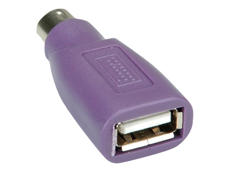 VALUE PS/2 - USB Tastatur-Adapter, violett