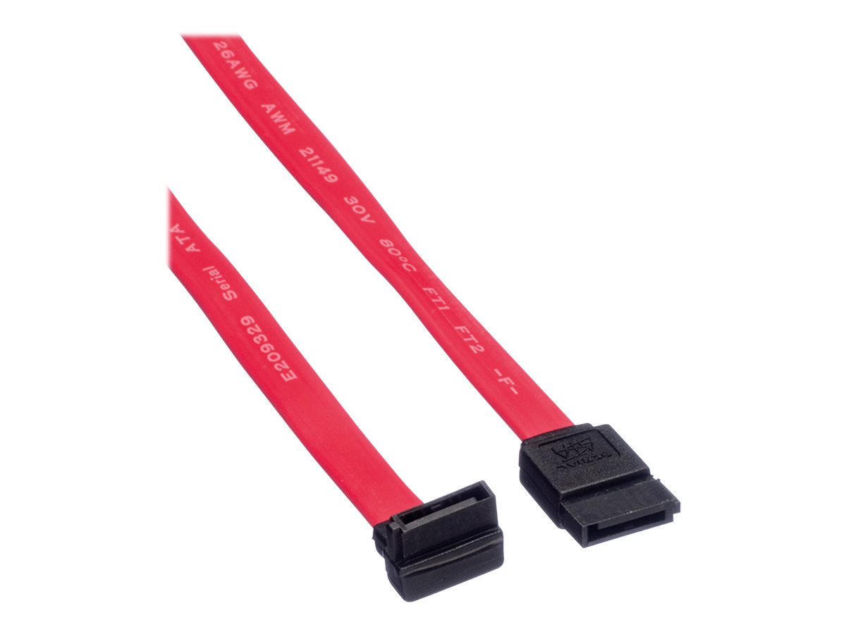 VALUE Internes Festplattenkabel SATA 3.0 Gbit/s, gewinkelt, 0,5 m