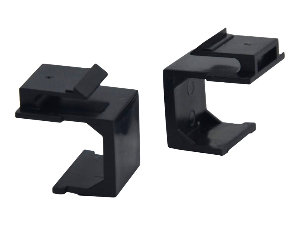 VALUE Keystone-Buchsenabdeckung, 10 Stück/Set , schwarz