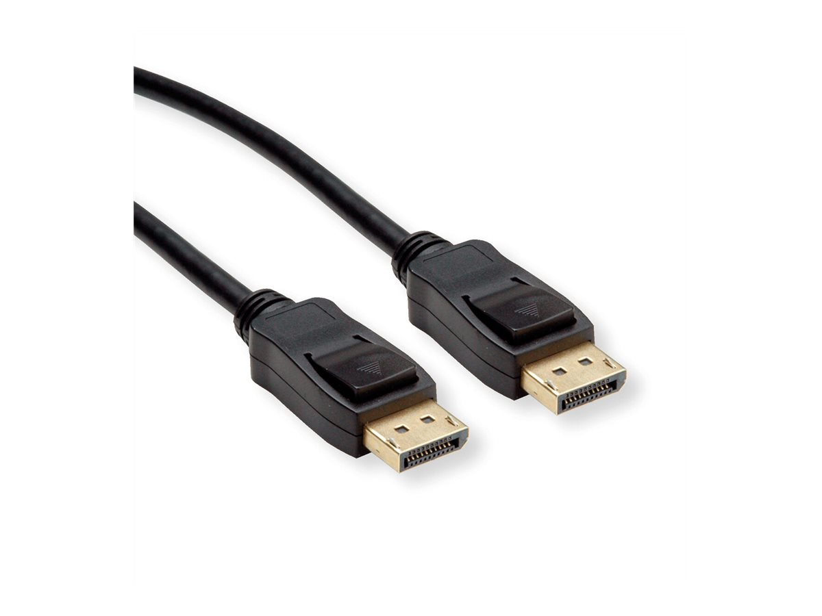 VALUE DisplayPort Kabel, v1.4, DP ST - ST, schwarz, 1 m