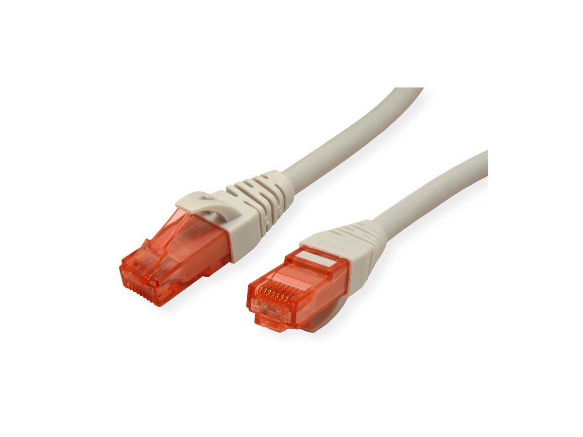 ROLINE Patchkabel Cat.6 UTP, Component Level, LSOH, grau, 1 m