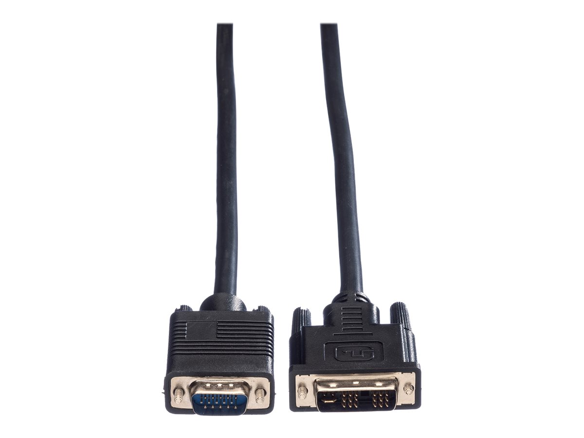 VALUE DVI-VGA Kabel, DVI (12+5) ST - VGA ST, 2 m