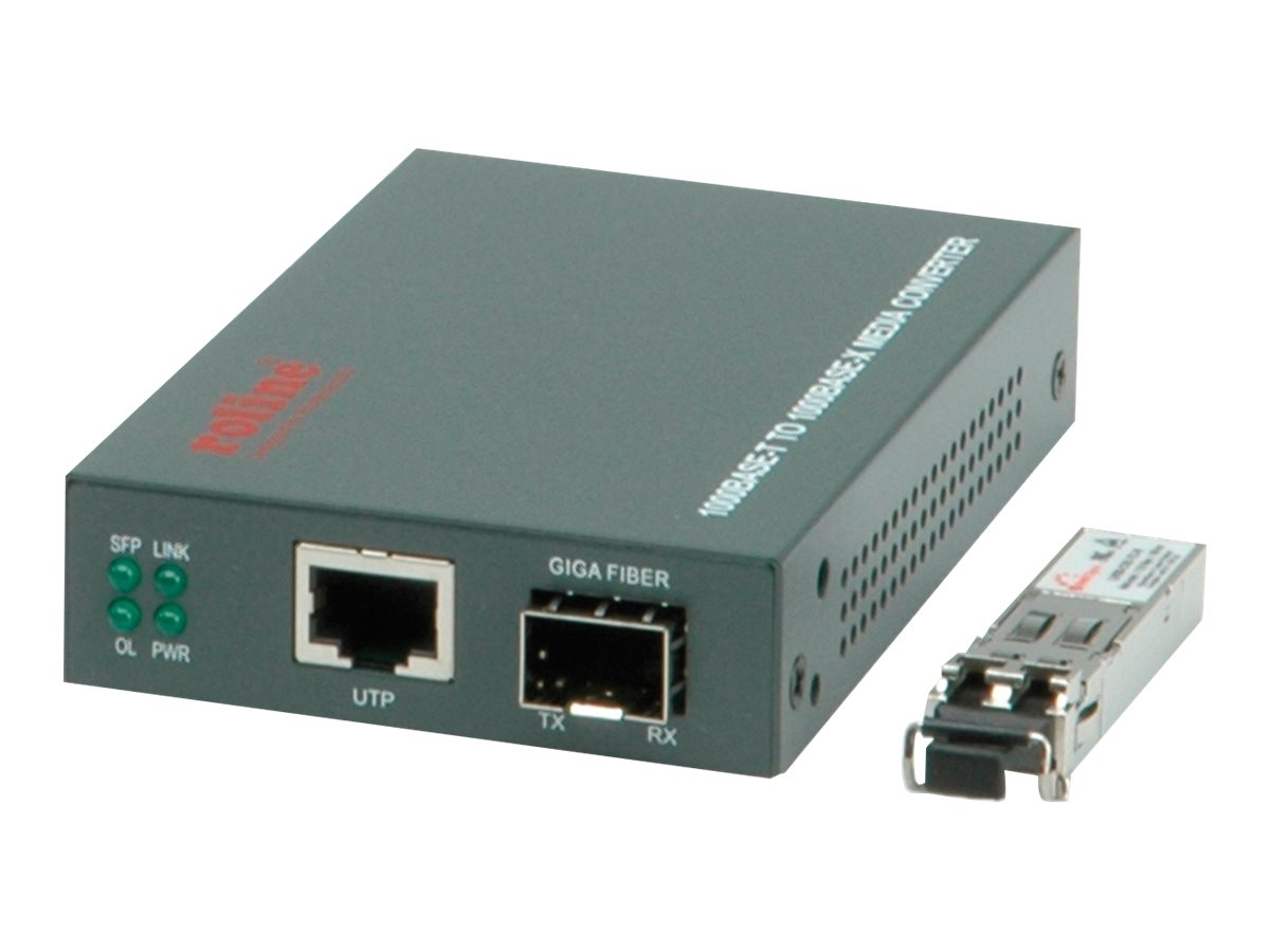 ROLINE Gigabit Konverter, RJ-45 - LC (inkl. mini-GBIC)