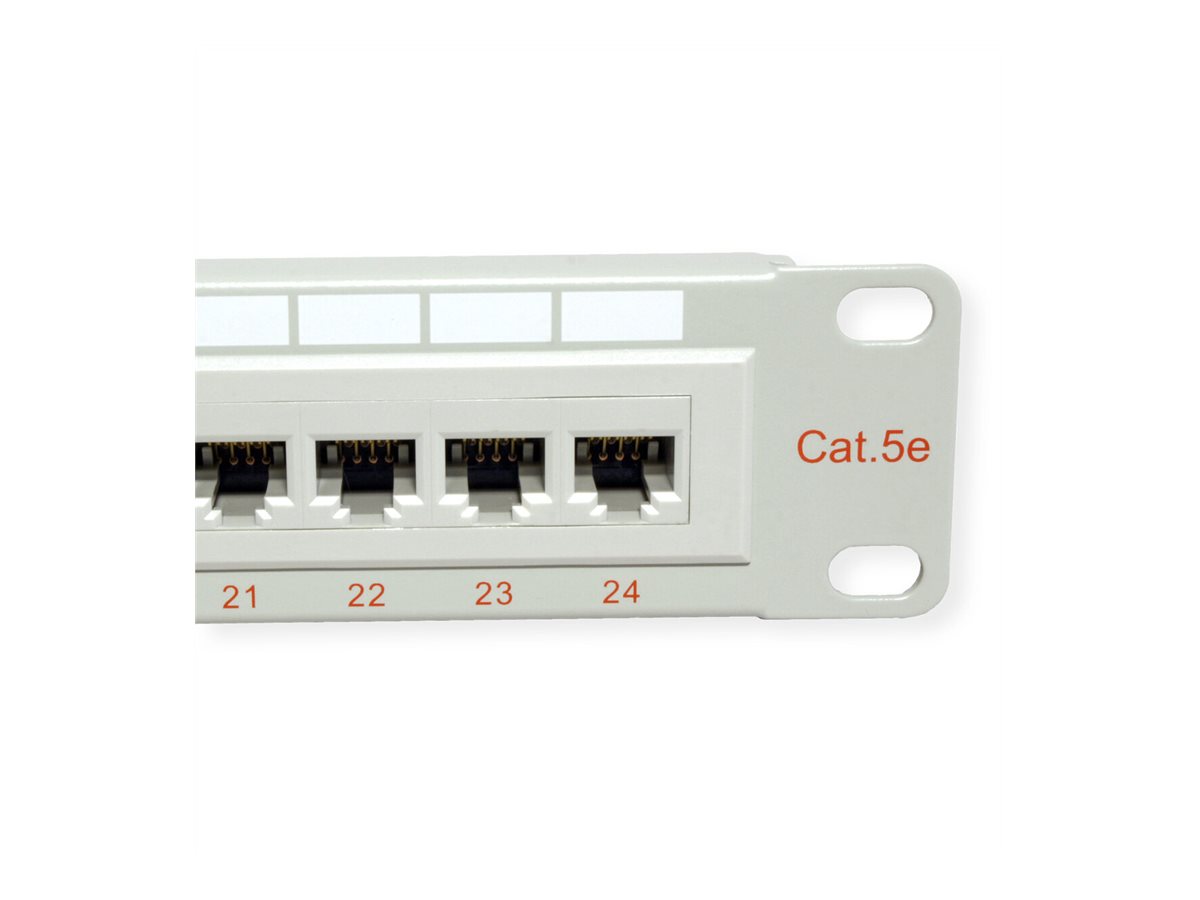 ROLINE Cat.5e (Class D) Keystone, RJ-45, ungeschirmt, lichtgrau