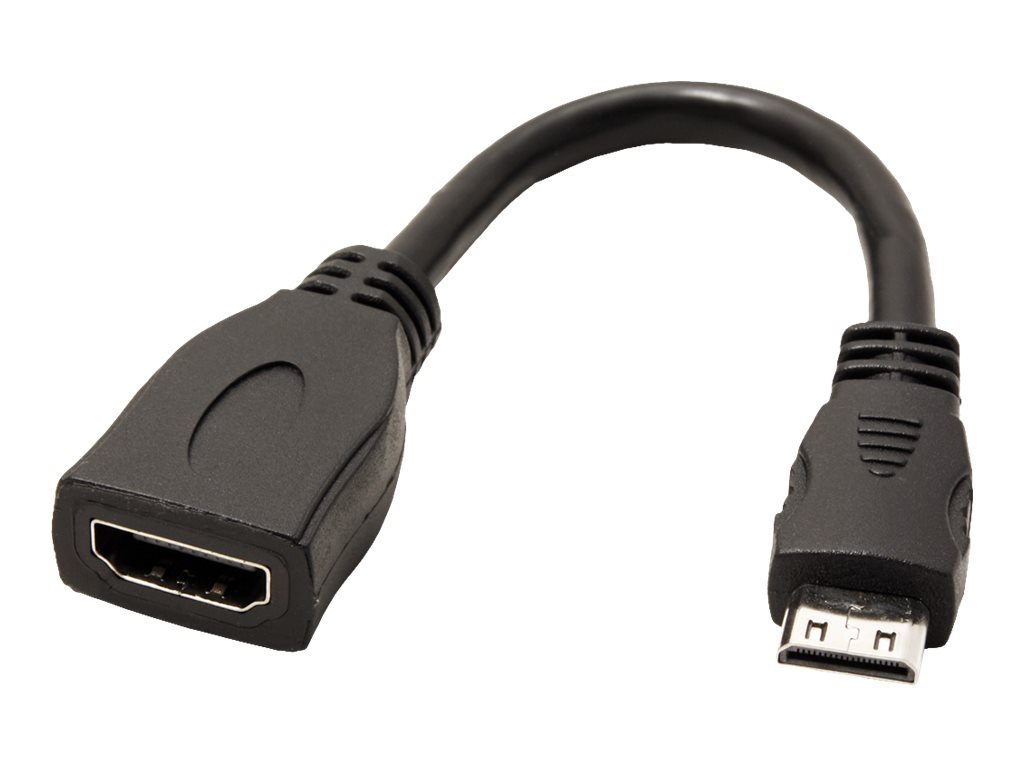 VALUE HDMI High Speed Kabel mit Ethernet, HDMI BU - Mini HDMI ST, 0,15 m