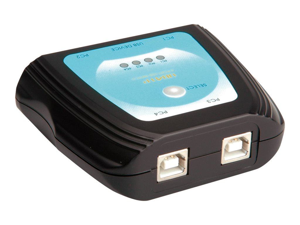 VALUE Manueller USB 2.0 Druckerswitch, 4fach