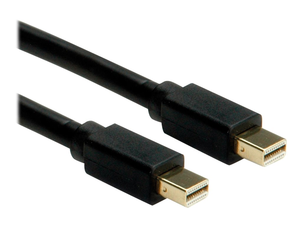 ROLINE Mini DisplayPort Kabel, v1.4, mDP - mDP, ST - ST, schwarz, 1 m