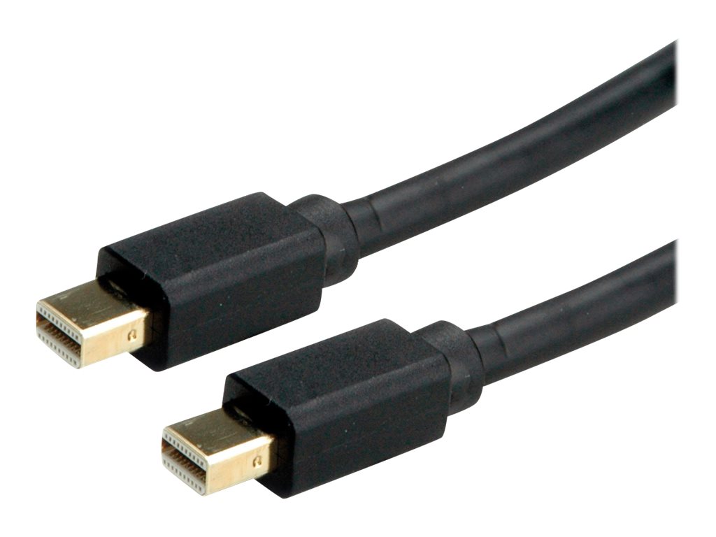 ROLINE Mini DisplayPort Kabel, v1.4, mDP - mDP, ST - ST, schwarz, 1 m