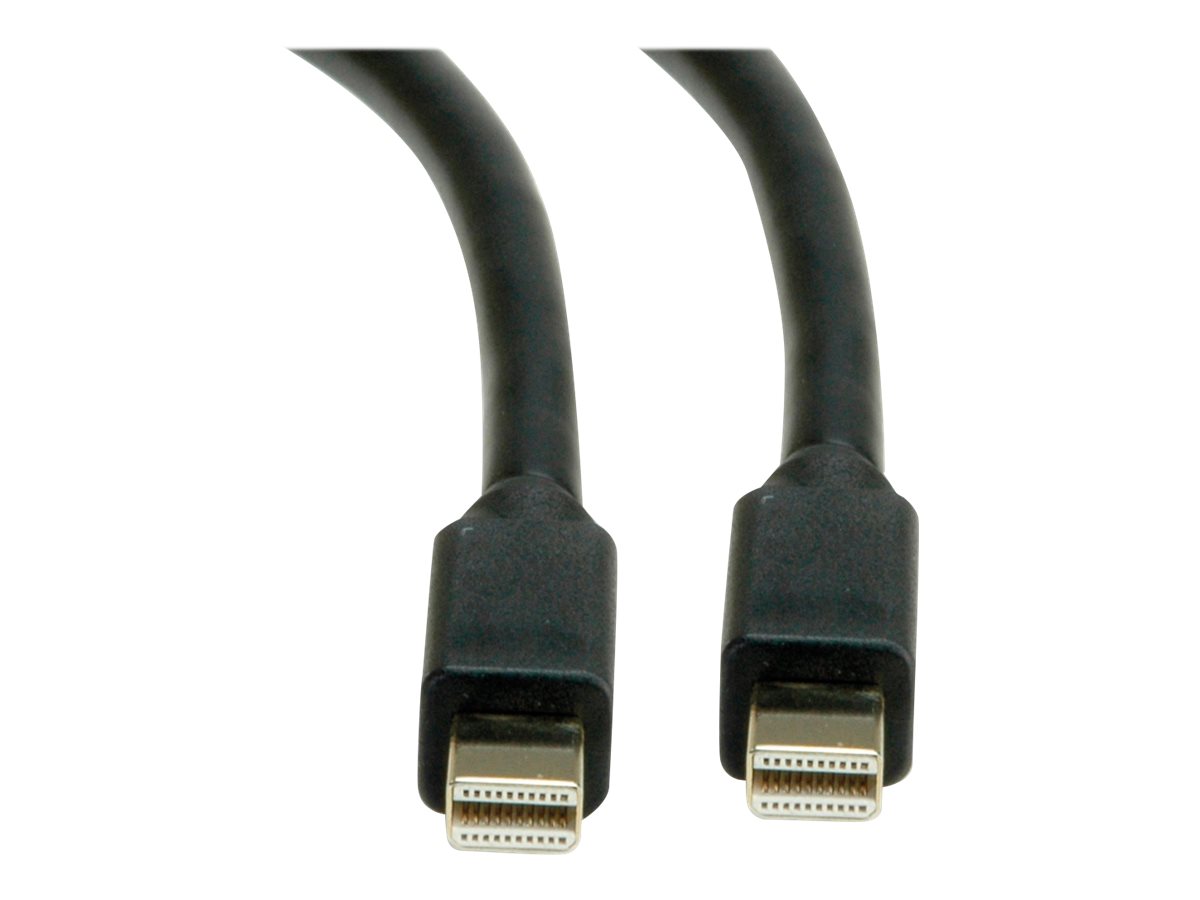 ROLINE Mini DisplayPort Kabel, v1.4, mDP - mDP, ST - ST, schwarz, 2 m