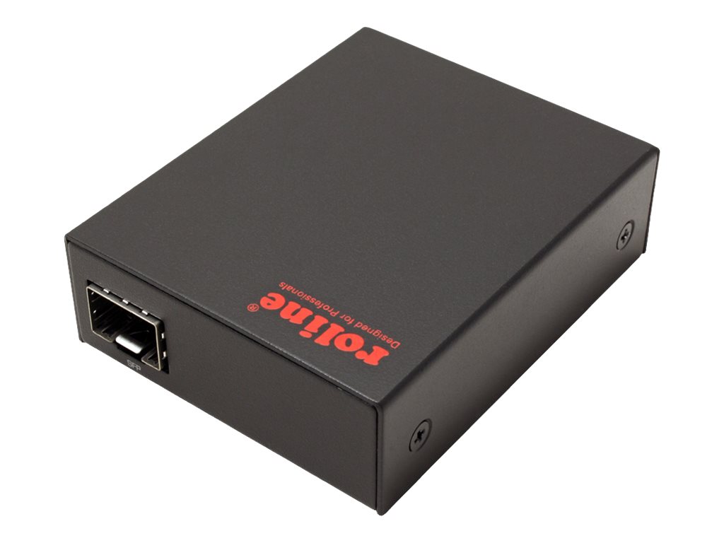 ROLINE 10/100/1000Base-T to Dual-speed Fiber Media Converter