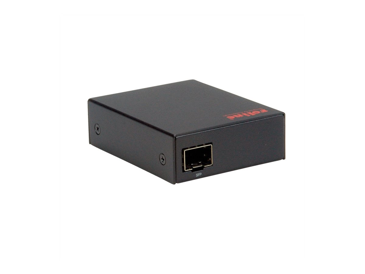 ROLINE 10/100/1000Base-T to Dual-speed Fiber Media Converter