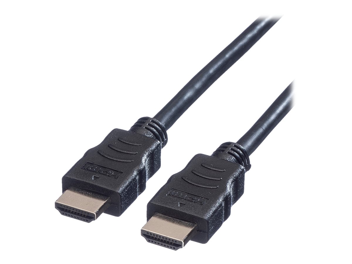 VALUE HDMI High Speed Kabel mit Ethernet, schwarz, 1,5 m