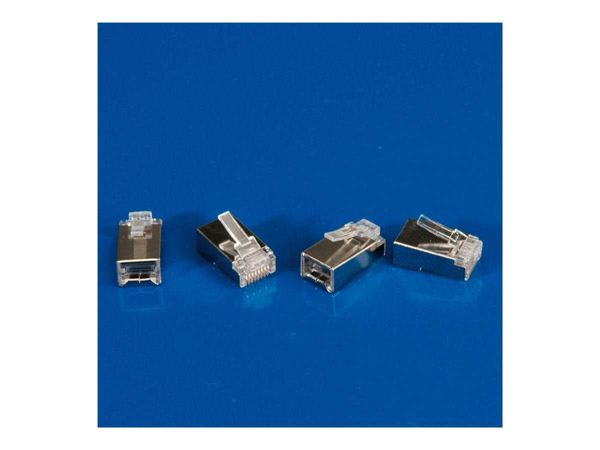 ROLINE Modular Plug geschirmt, Cat.6 (Class E), 10 Stck