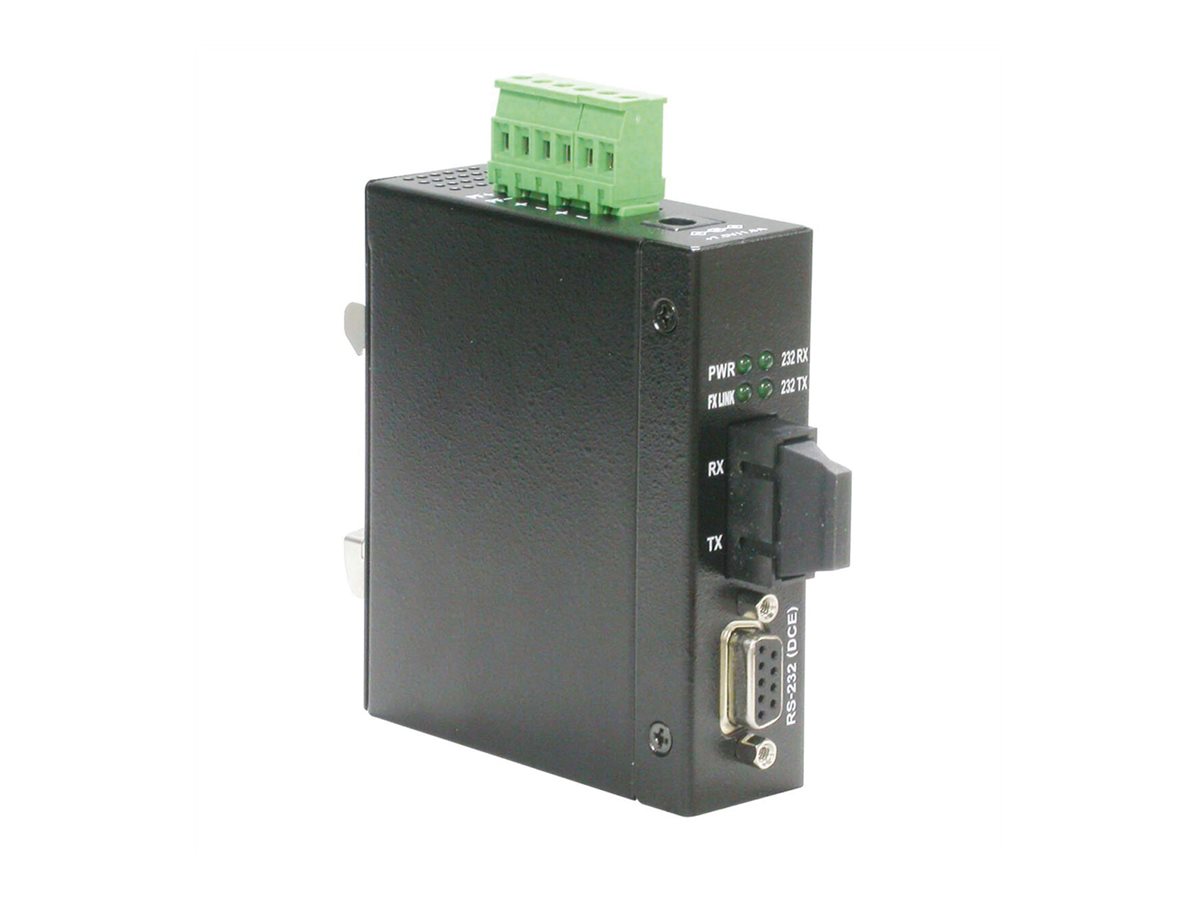 ROLINE Industrie Konverter RS232 - Multimode Glasfaser, SC