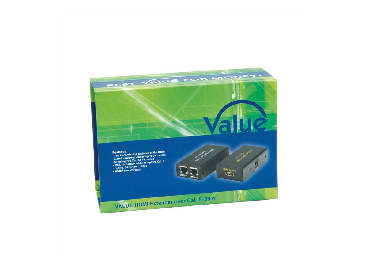 VALUE HDMI Verlängerung über Twisted Pair, 25m