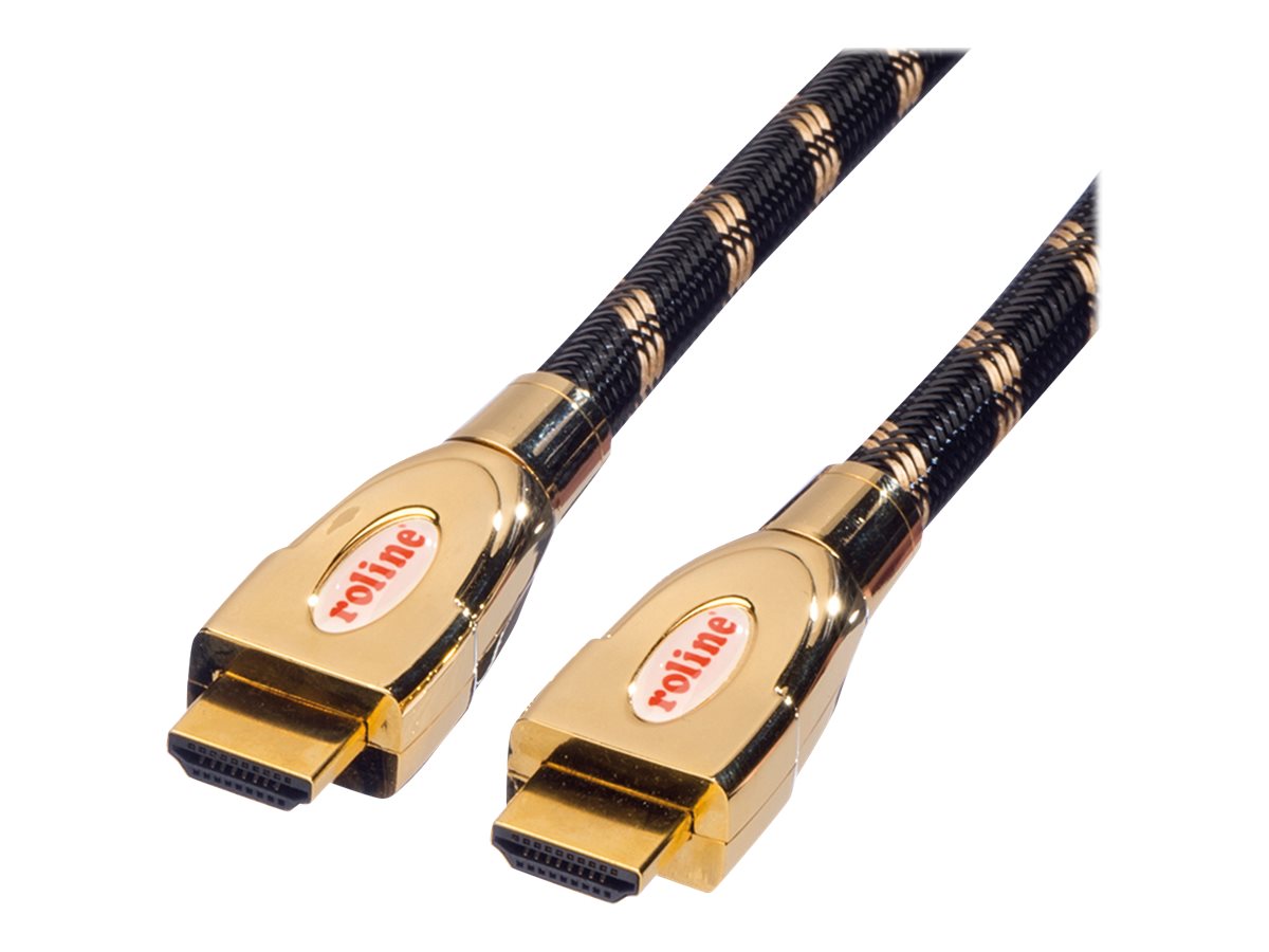 ROLINE GOLD HDMI Ultra HD Kabel mit Ethernet, ST/ST, 1,5 m