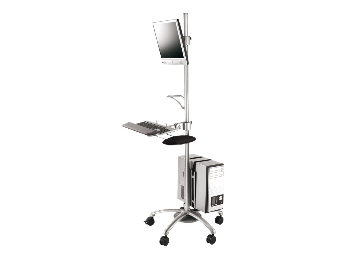 ROLINE PC/LCD-Rollständer, höhenverstellbar, bis 30 kg