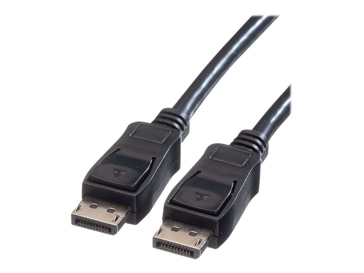 VALUE DisplayPort Kabel, DP ST - ST, schwarz, 5 m