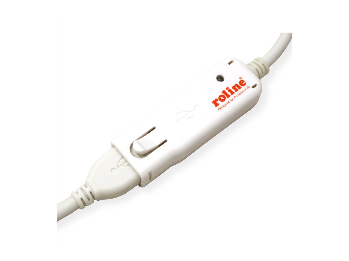 ROLINE USB 2.0 Aktives Repeater Kabel (nur für 12.04.1085), 12 m