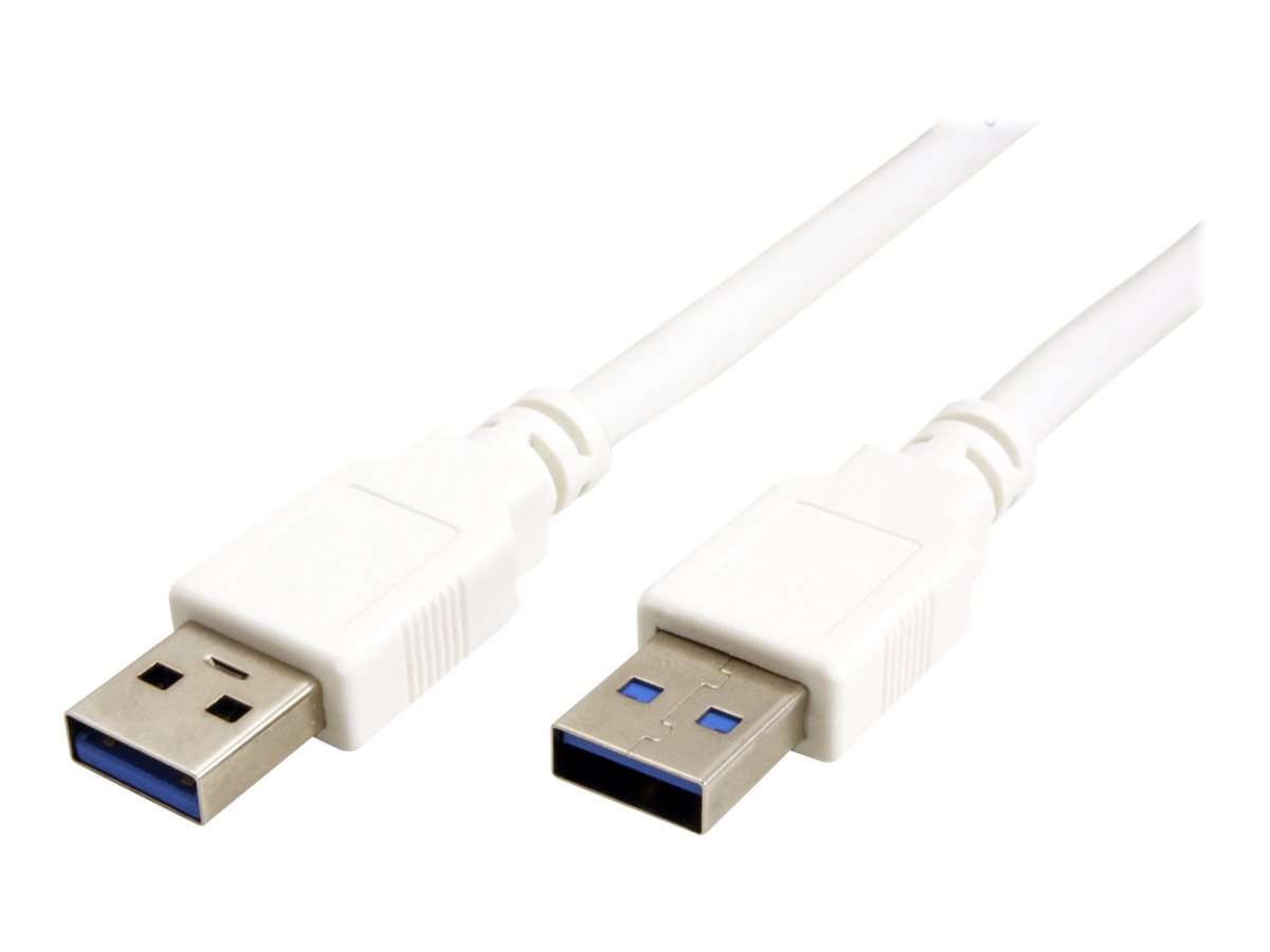 VALUE USB 3.2 Gen 1 Kabel, Typ A-A, weiß, 1,8 m