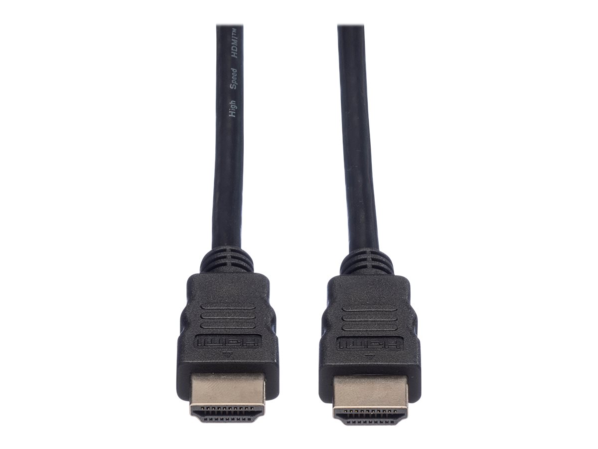 ROLINE HDMI High Speed Kabel mit Ethernet, schwarz, 2 m