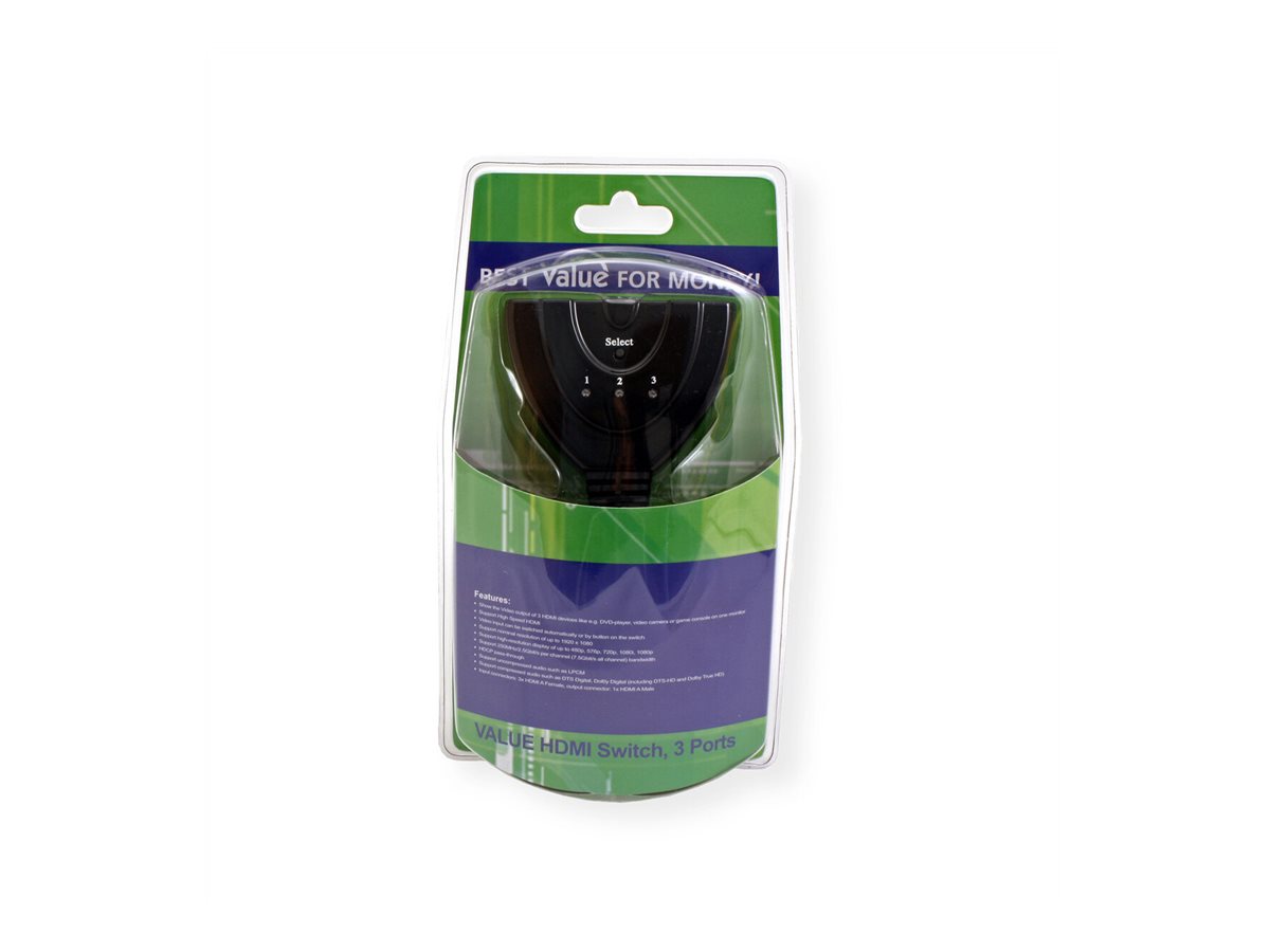 VALUE HDMI Switch, 3-fach