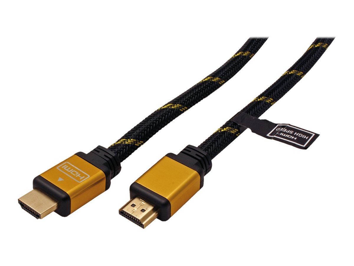 ROLINE GOLD HDMI High Speed Kabel, ST-ST, 10 m