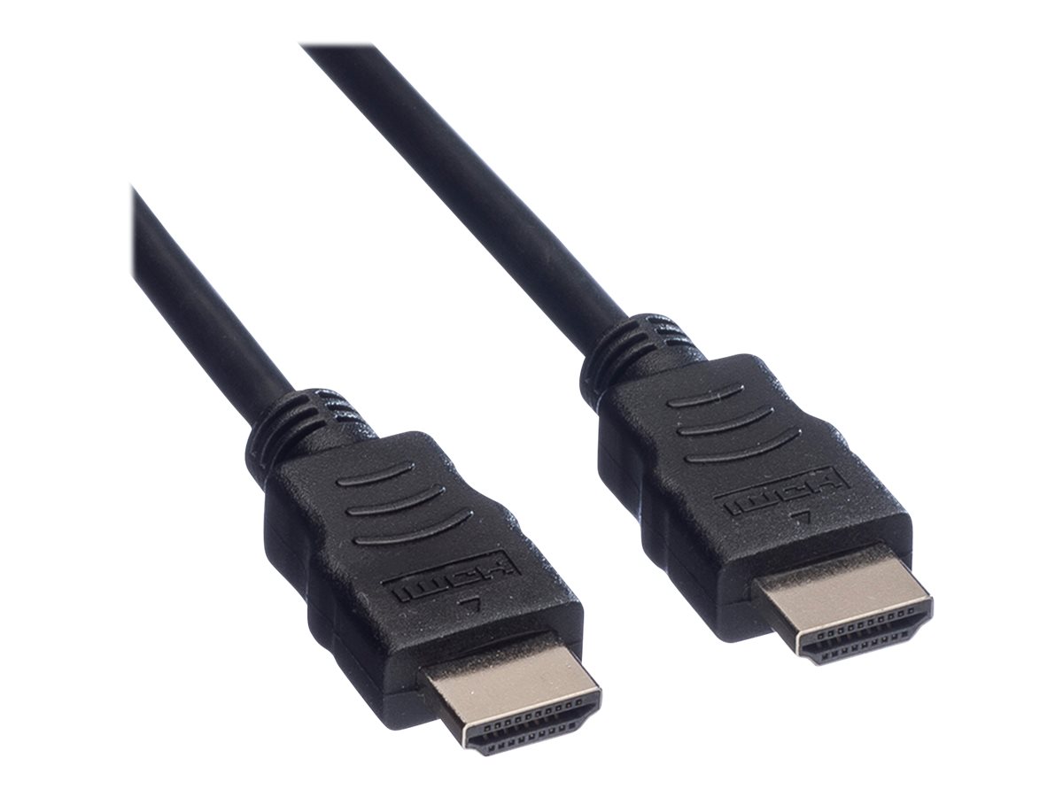 VALUE HDMI High Speed Kabel mit Ethernet, schwarz, 1 m