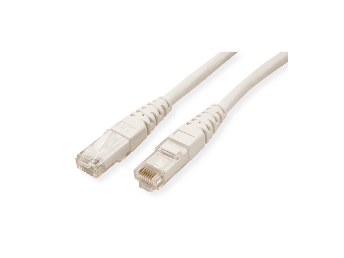 ROLINE Patchkabel Cat.6 (Class E) UTP, weiß, 1 m