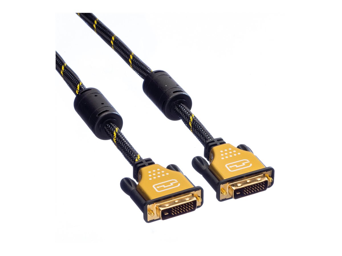 ROLINE GOLD Monitorkabel DVI, ST-ST, (24+1) dual link, 2 m