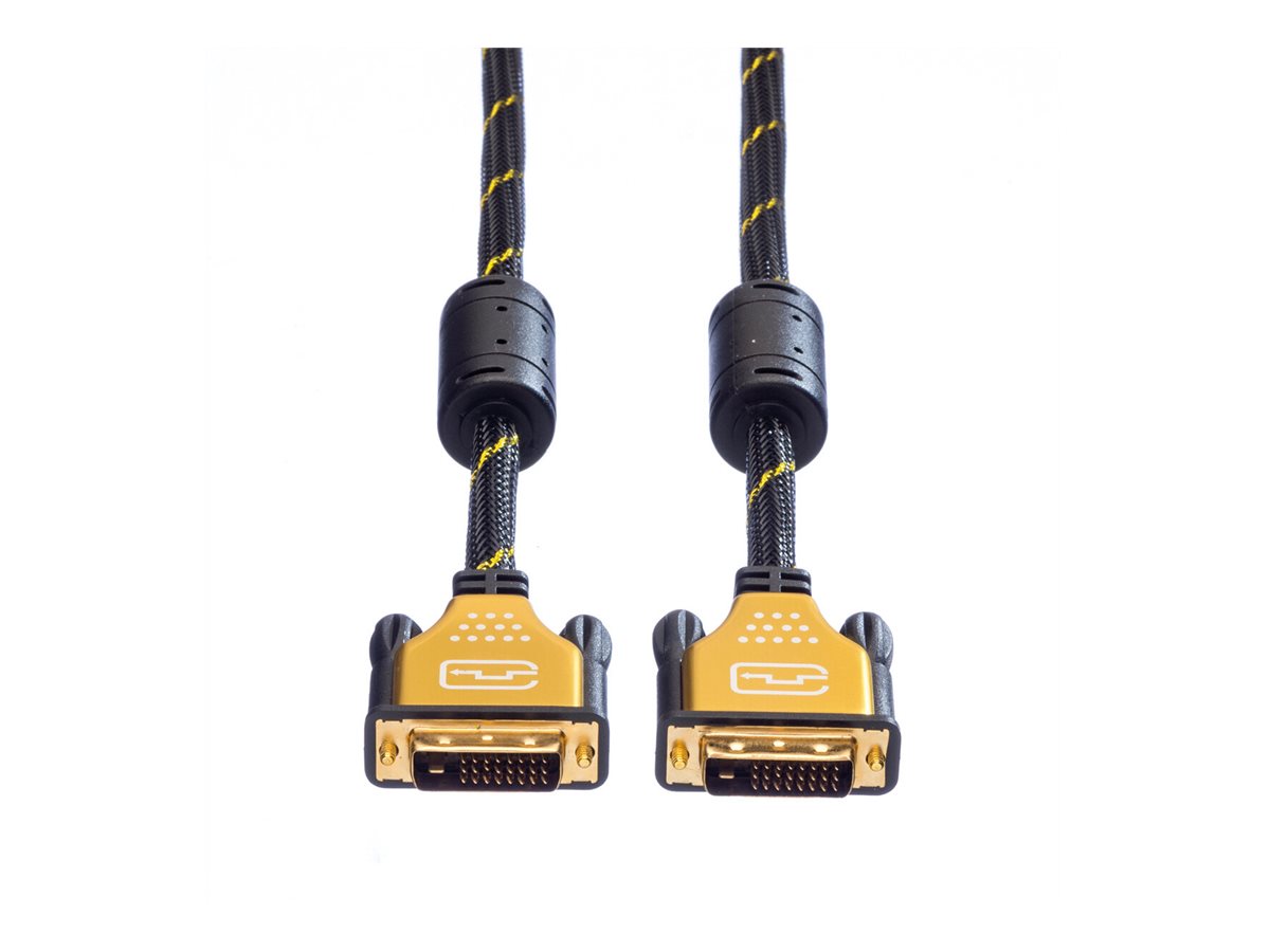 ROLINE GOLD Monitorkabel DVI, ST-ST, (24+1) dual link, 3 m