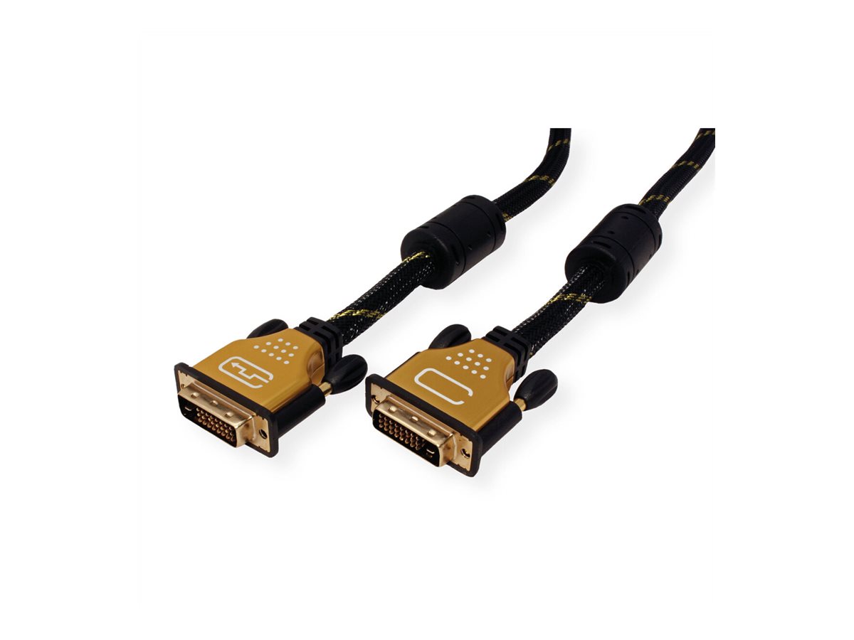 ROLINE GOLD Monitorkabel DVI, ST-ST, (24+1) dual link, 5 m